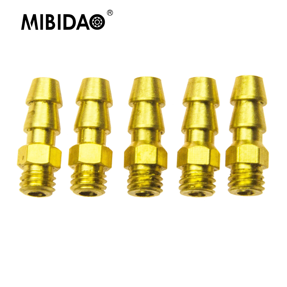 Spoke Nipple Brass - Mibidao หัวก๊อก M4ทองเหลือง5ชิ้นสำหรับชิ้นส่วน DIY เรือรุ่น RC