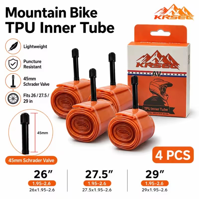 Mountain Biking Tube - ยางในจักรยานเสือภูเขา TPU น้ำหนักเบาพิเศษ ขนาด 26 27.5