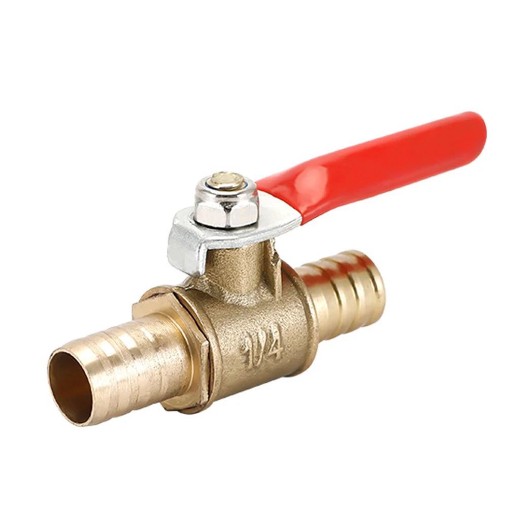 Spoke Nipple Brass - 6-12mm นิวเมติกวาล์วท่อ Barb อินไลน์ทองเหลืองน้ําน้ํามันแก๊สก๊อกน้ําปิดการใช้สายวาล์วอุปกรณ์ท่อ