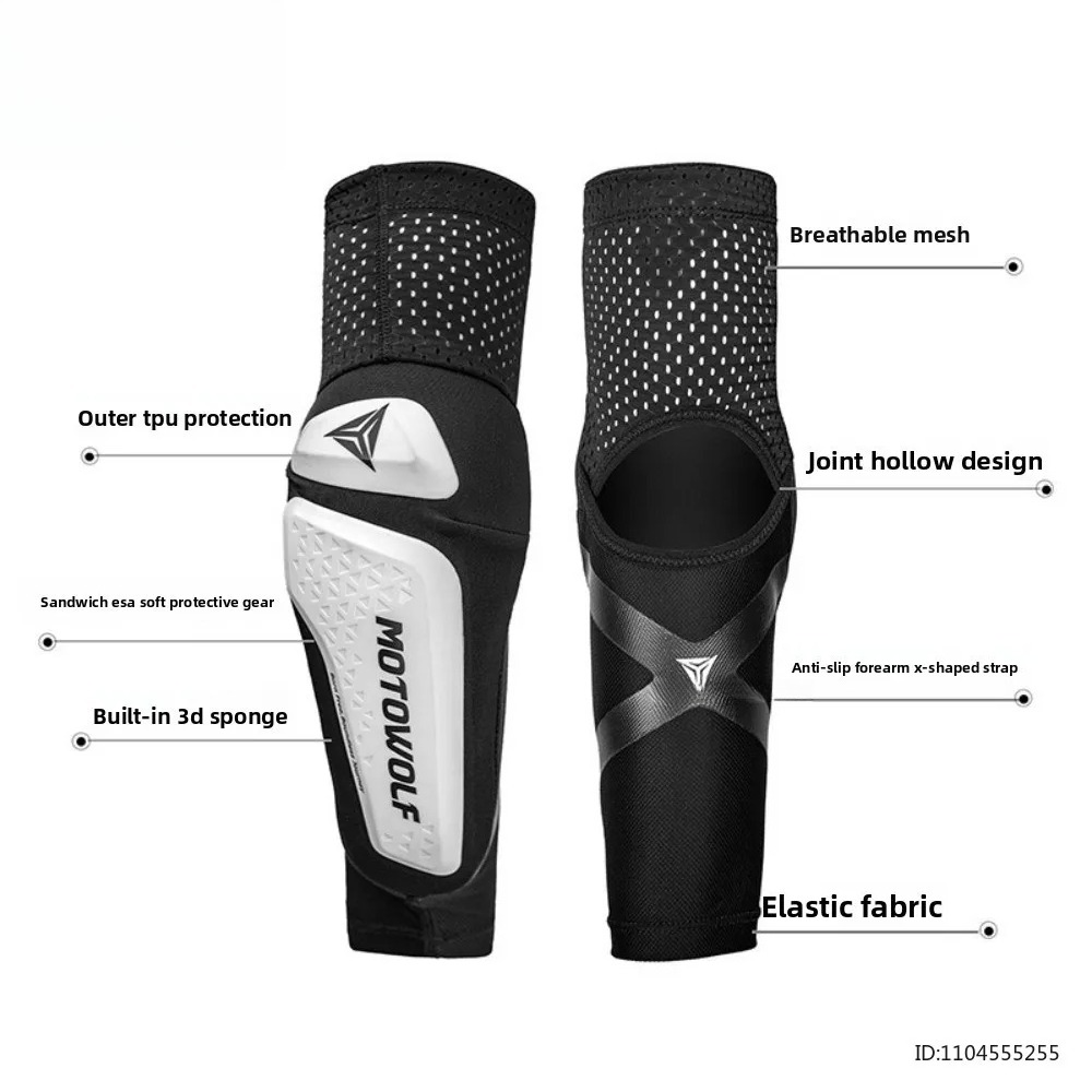 แผ่นรองข้อศอกสำหรับรถจักรยานยน - Mountain Biking Elbow Pads บทวิจารณ์และราคา