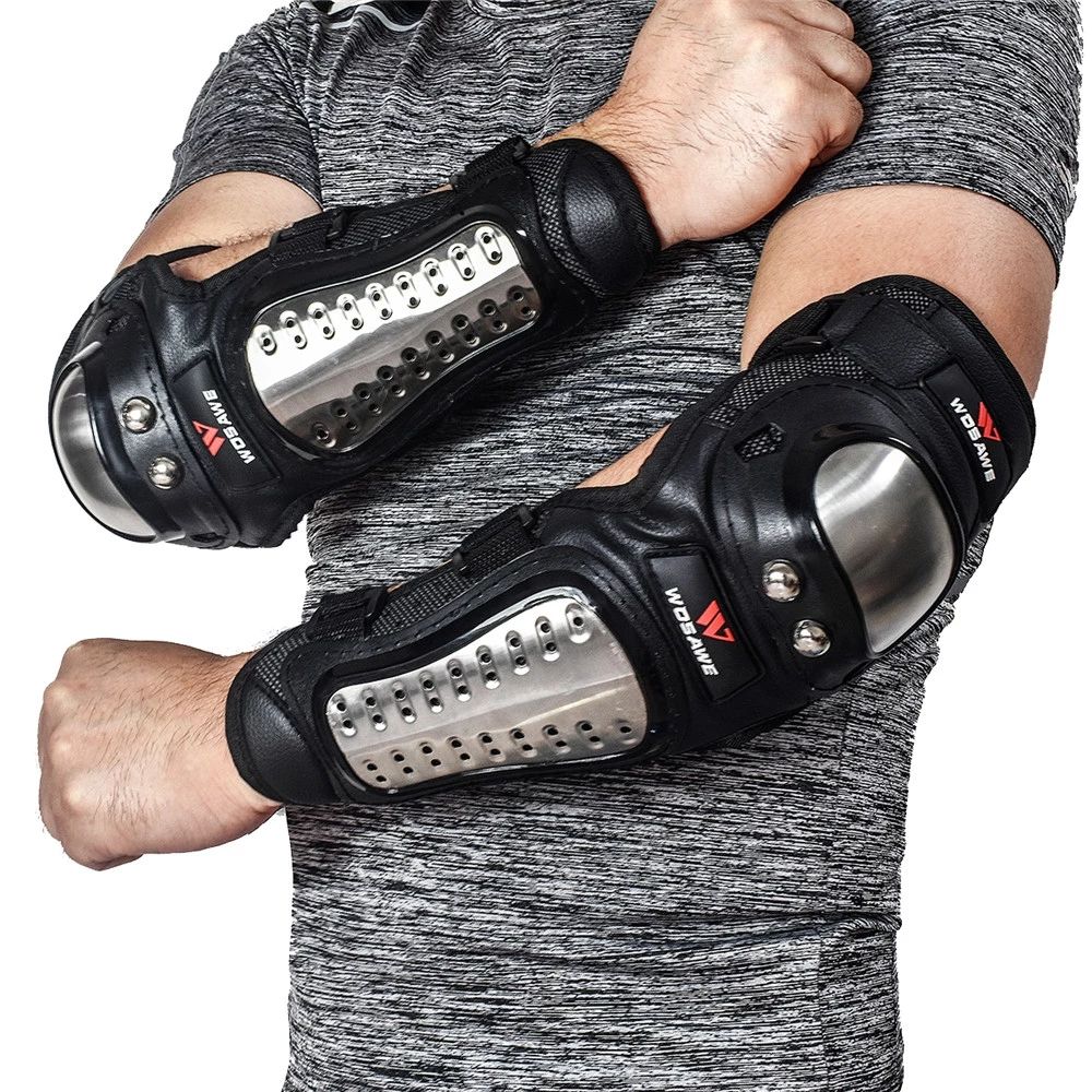 อุปกรณ์ป้องกันเข่ามอเตอร์ไซค์  - Mountain Biking Elbow Pads บทวิจารณ์และราคา