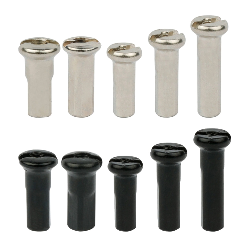 50PCSทองเหลืองSpokeหัวนม 14G 1 - Spoke Nipple Brass บทวิจารณ์และราคา