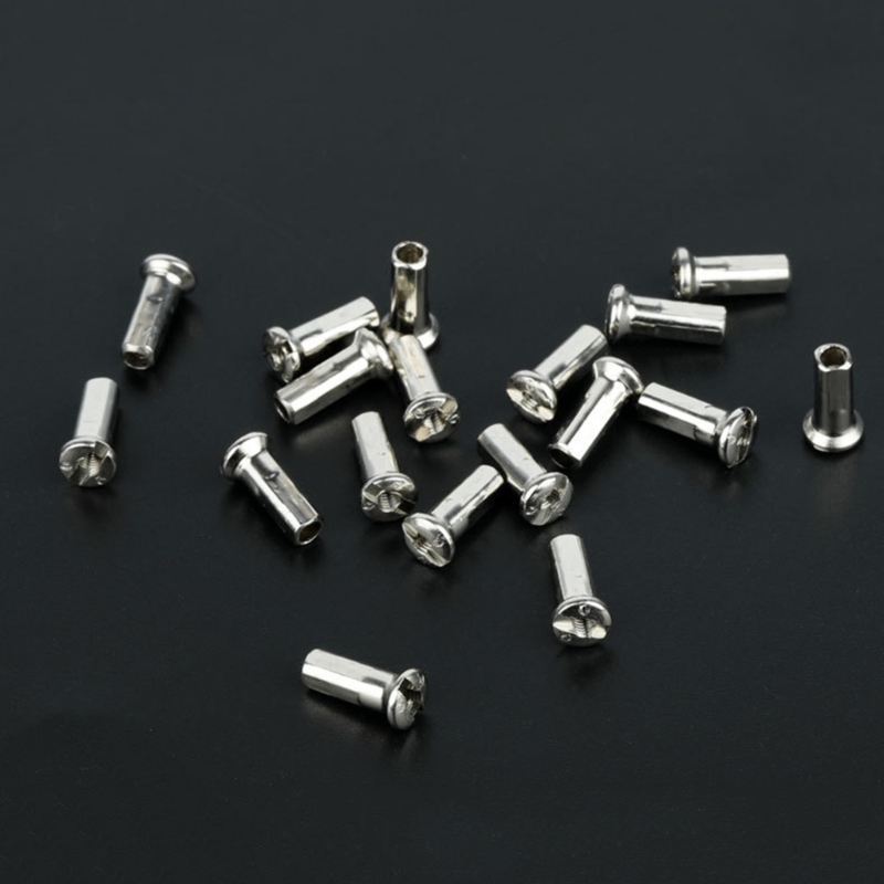 50PCSทองเหลืองSpokeหัวนม 14G 1 - Spoke Nipple Brass บทวิจารณ์และราคา