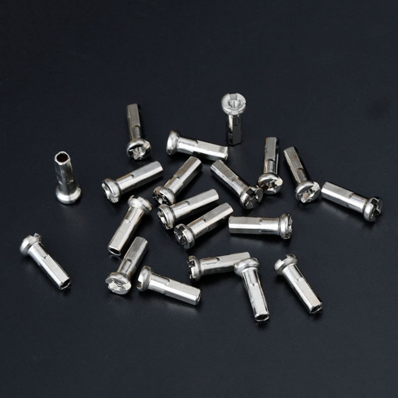 50PCSทองเหลืองSpokeหัวนม 14G 1 - Spoke Nipple Brass บทวิจารณ์และราคา