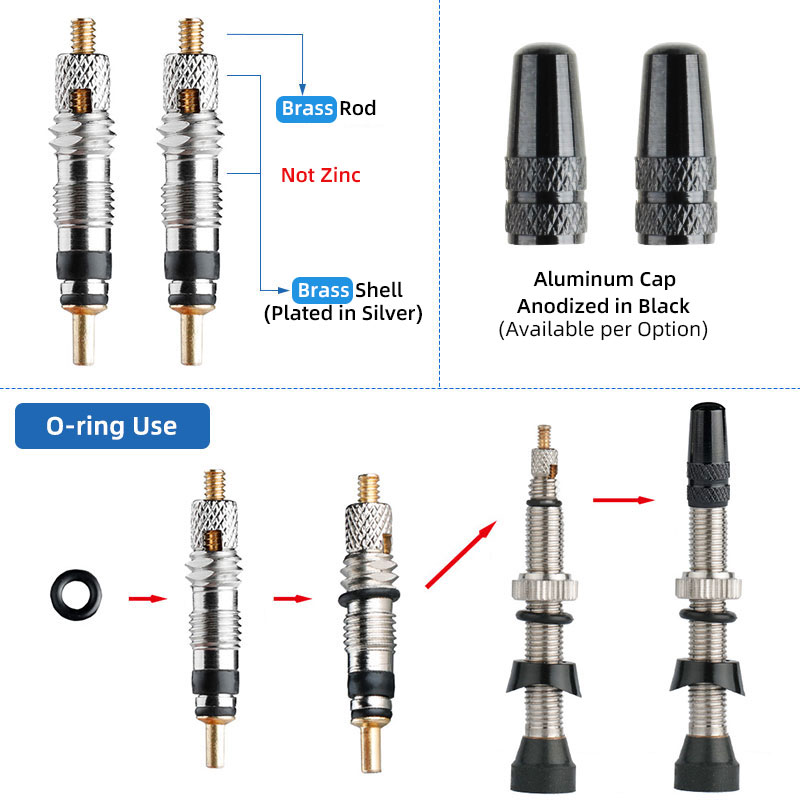 2Pcs Deemount 60มม.จักรยานยาง  - Spoke Nipple Brass บทวิจารณ์และราคา