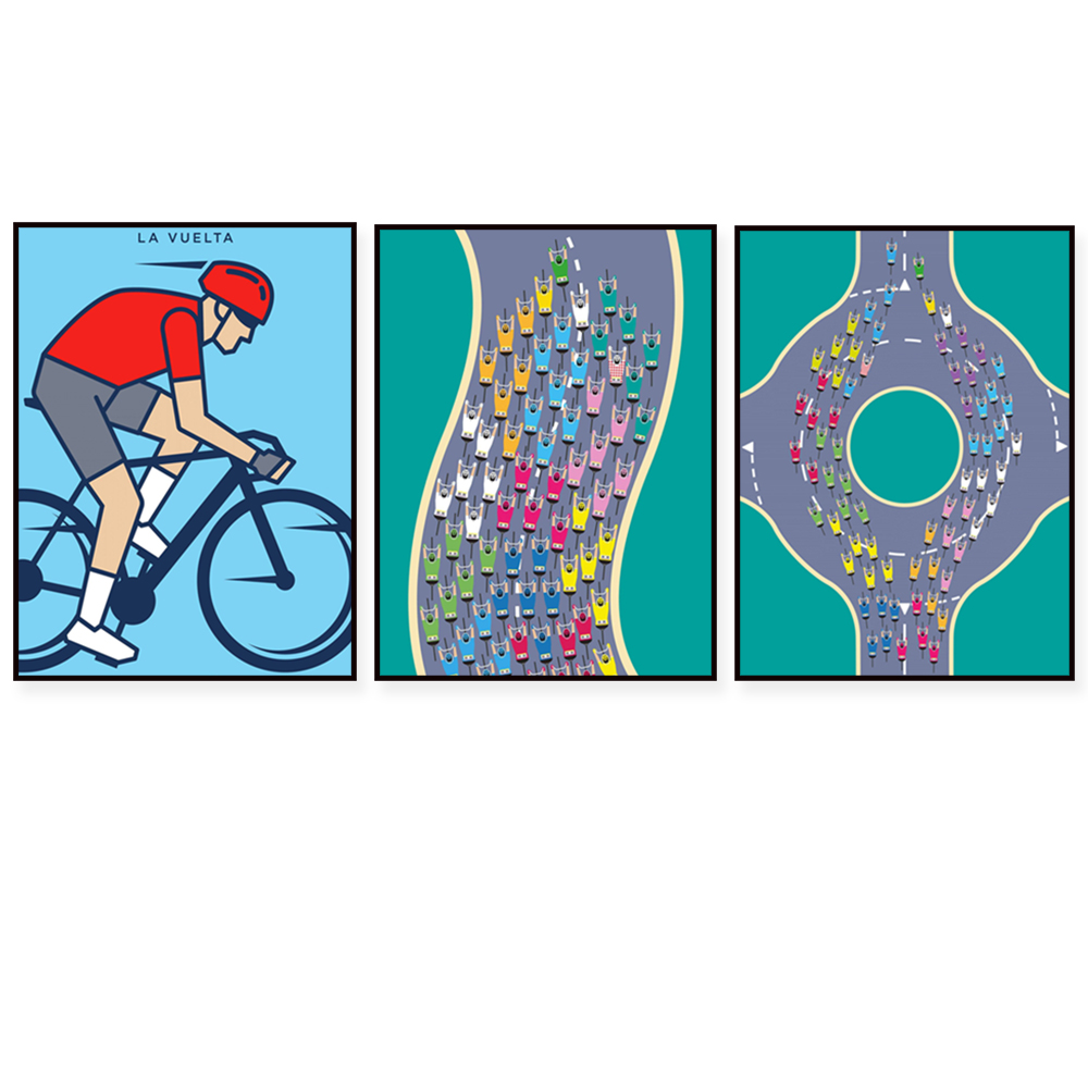 งานศิลปะแผนที่เส้นทางการแข่งขั - Mountain Biking Europe บทวิจารณ์และราคา